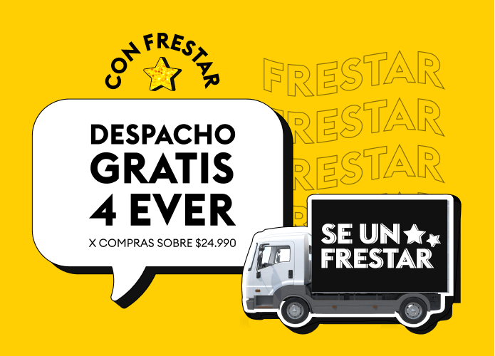 Despacho Gratis para siempre con FRESTAR