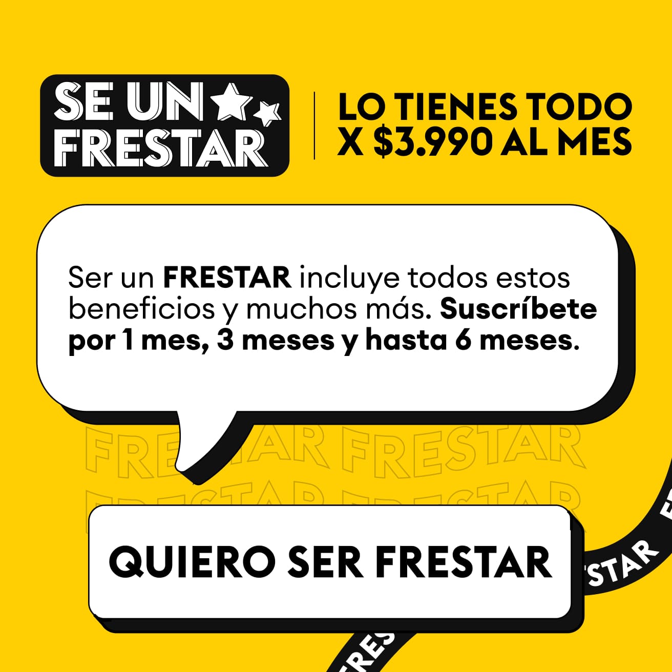 Conviértete en un FRESTAR